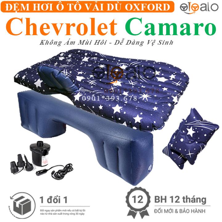 Đệm hơi ô tô Chevrolet Camaro vải dù Oxford CAO CẤP họa tiết ngôi sao
