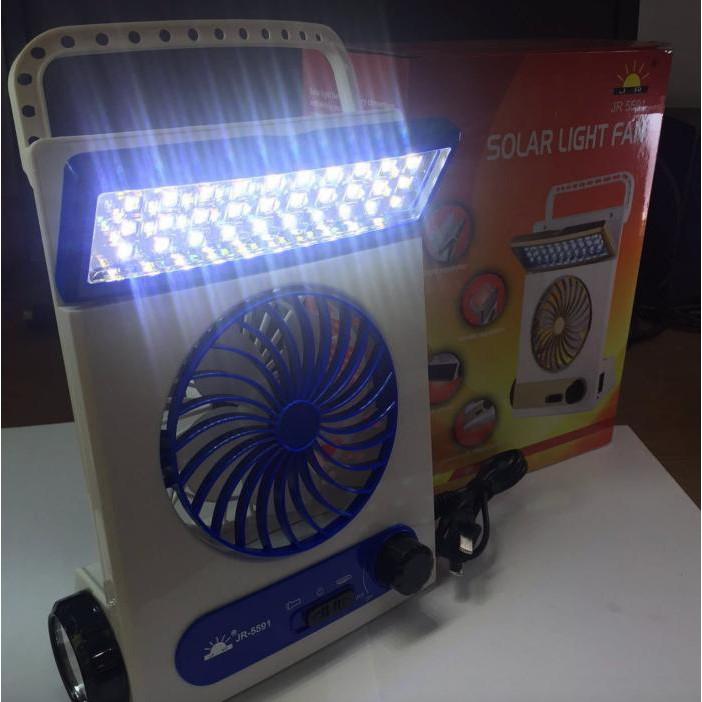 ĐÈN QUẠT ĐA DỤNG SOLAR PORTABLE - Home and Garden