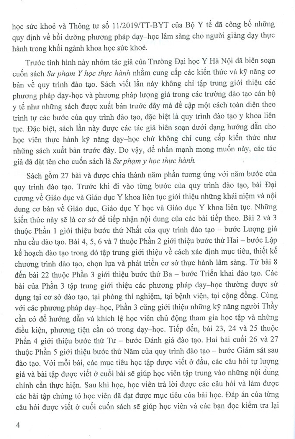 Sư Phạm Y Học Thực Hành - Dùng Cho Đào Tạo Giáo Viên Các Trường Đại Học, Cao Đẳng, Trung Học Y Tế Và Các Cơ Sở Đào Tạo Liên Tục (Tái bản 2022)