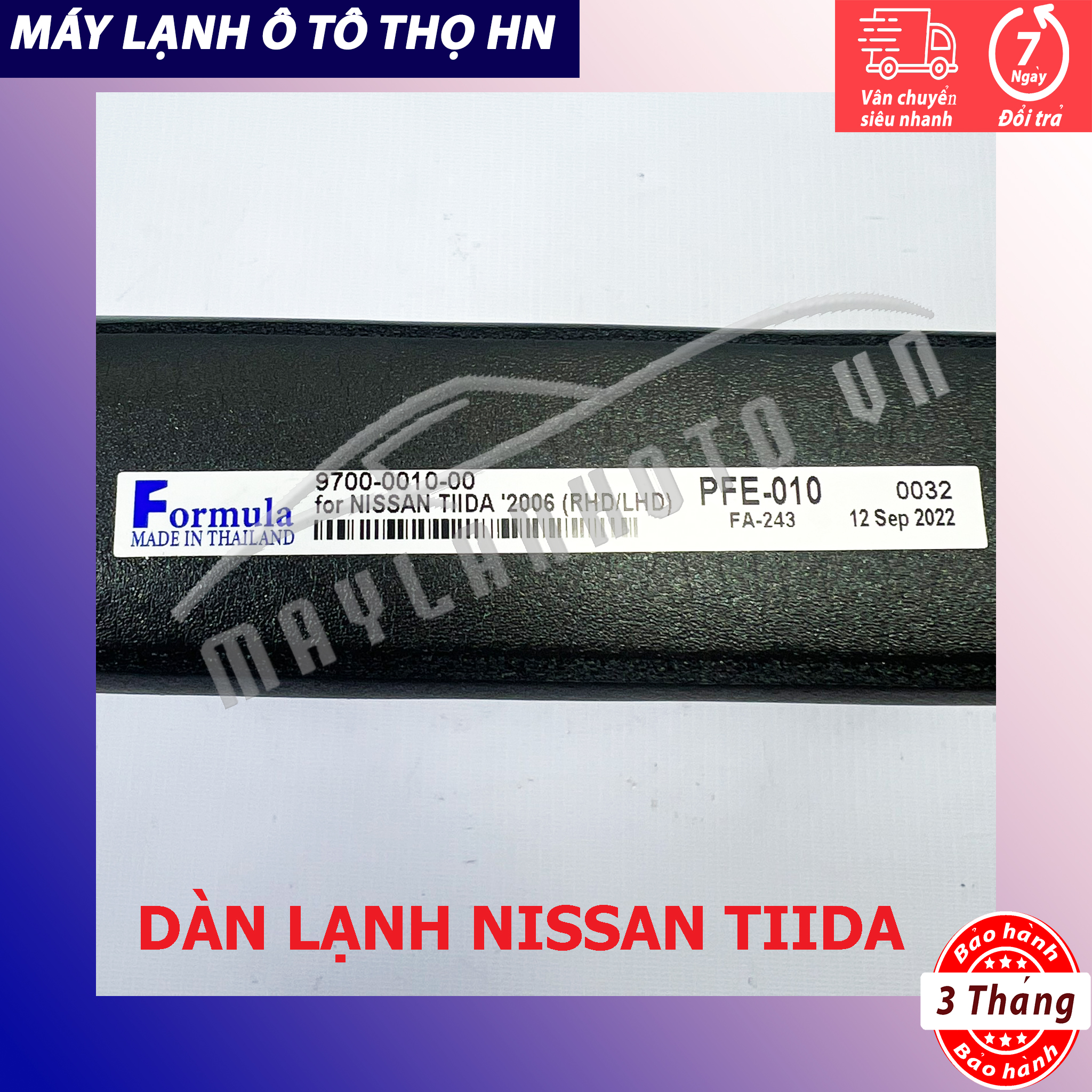 Dàn lạnh Nissan Tiida - Livina 2006 2007 2008 2009 2010 2011 2012 2013 2014 2015 2016 Hàng Thái Lan 06 07 08 09 10 11 12 13 14 15 16