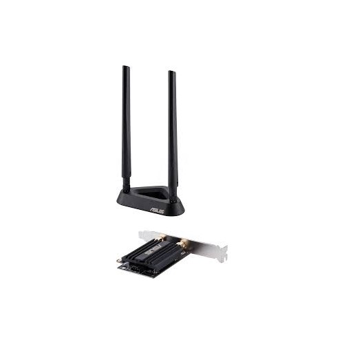 Card Mạng Wifi Asus PCE-AX58BT PCI-e a/b/g/n/ax3000 2.4GHz/5GHz 2402Mbps+574Mbps - Hàng Chính Hãng