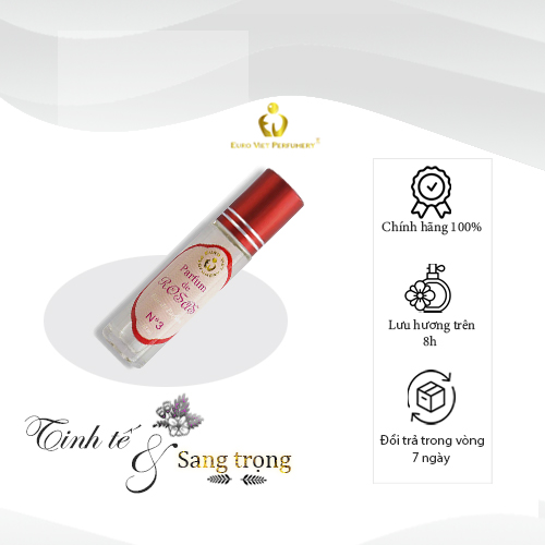 Nước hoa PERFUM DE ROSAS No.3 (Inspired Very Sexy by Victoria Secret) 10ml