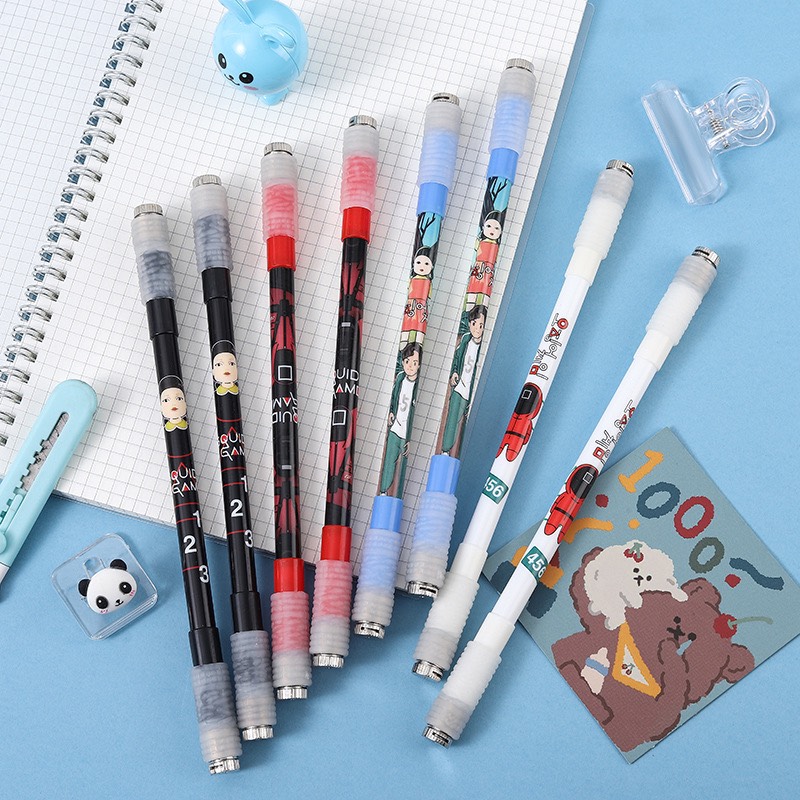 Bút Quay Nghệ Thuật xoay tay Phát Sáng Mod Có Đèn Led Đổi Màu Cá Tính Viết Mực Dễ Thương Pen Spinning