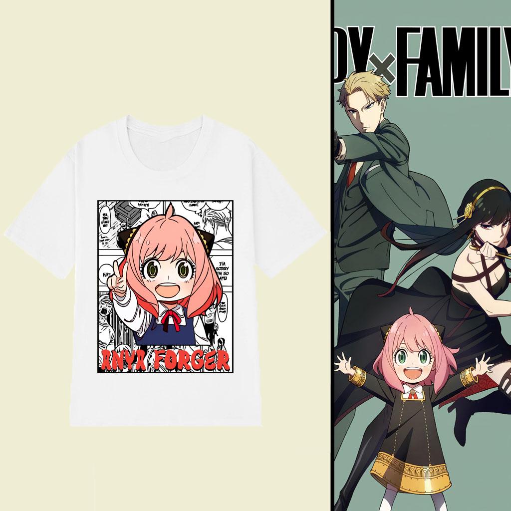 Áo Spy x Family, Áo thun Anime hình Anya mẫu mới nhất, chất vải cotton co giãn 4 chiều, thoáng mát