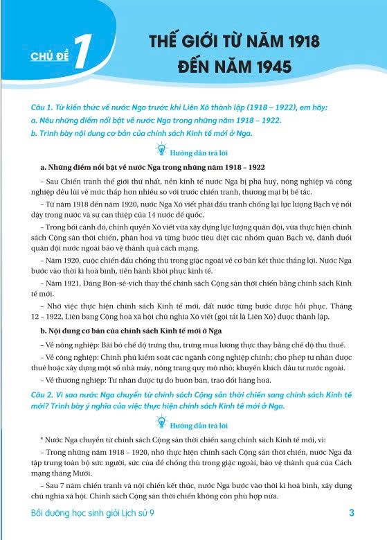 Sách - Bồi Dưỡng Học Sinh Giỏi Lịch Sử 9 (Theo chương trình GDPT mới) - ndbooks