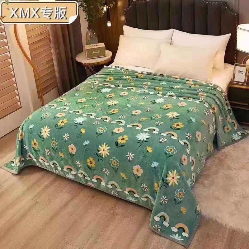 Chăn Tuyết Nhung Sữa Siêu Đẹp, Mềm Mịn, Thoáng Mát Kích Cỡ 2mx2m2