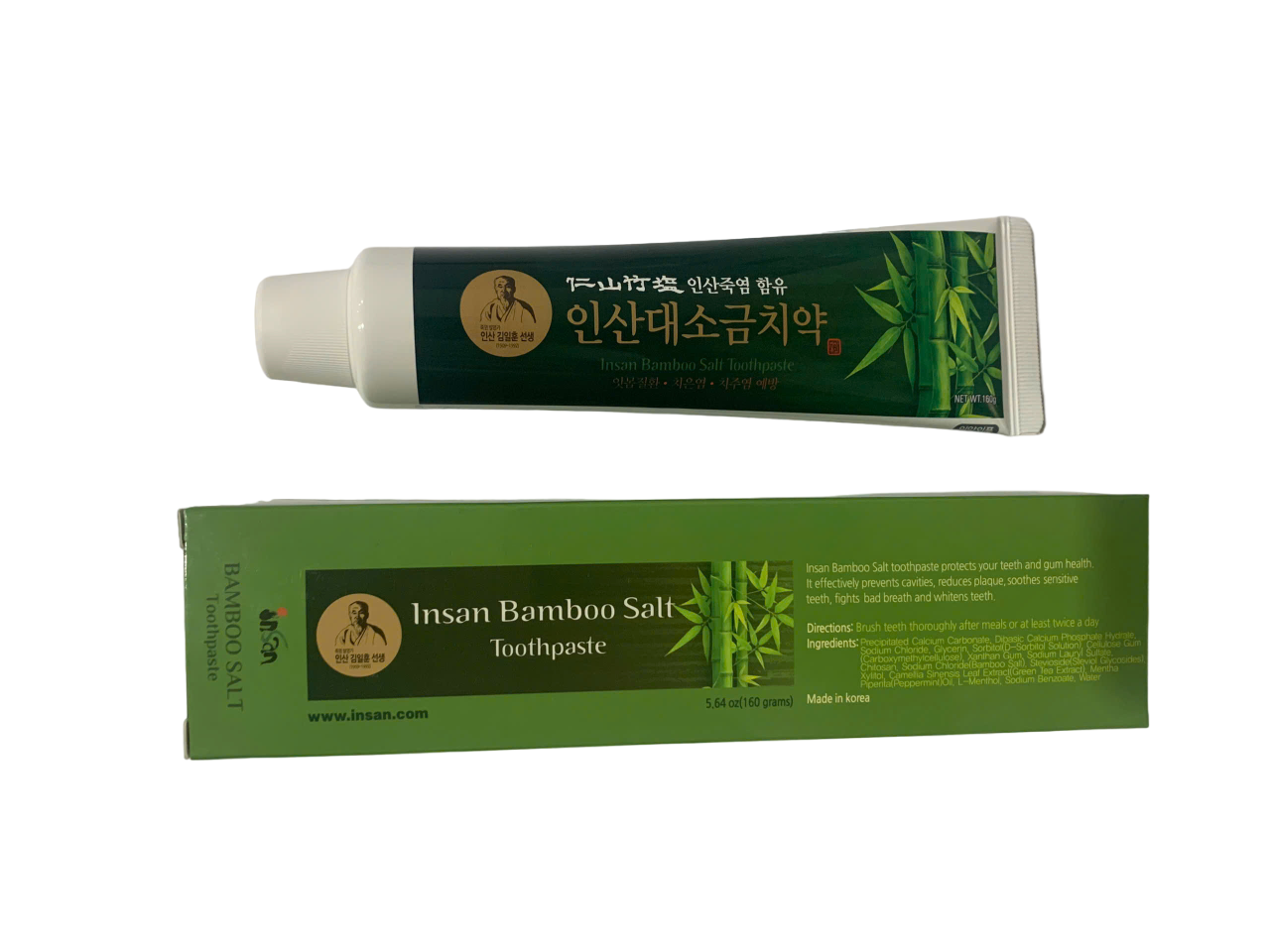 KEM ĐÁNH RĂNG MUỐI TRE INSAN - Insan Bamboo Salt Toothpaste 160g