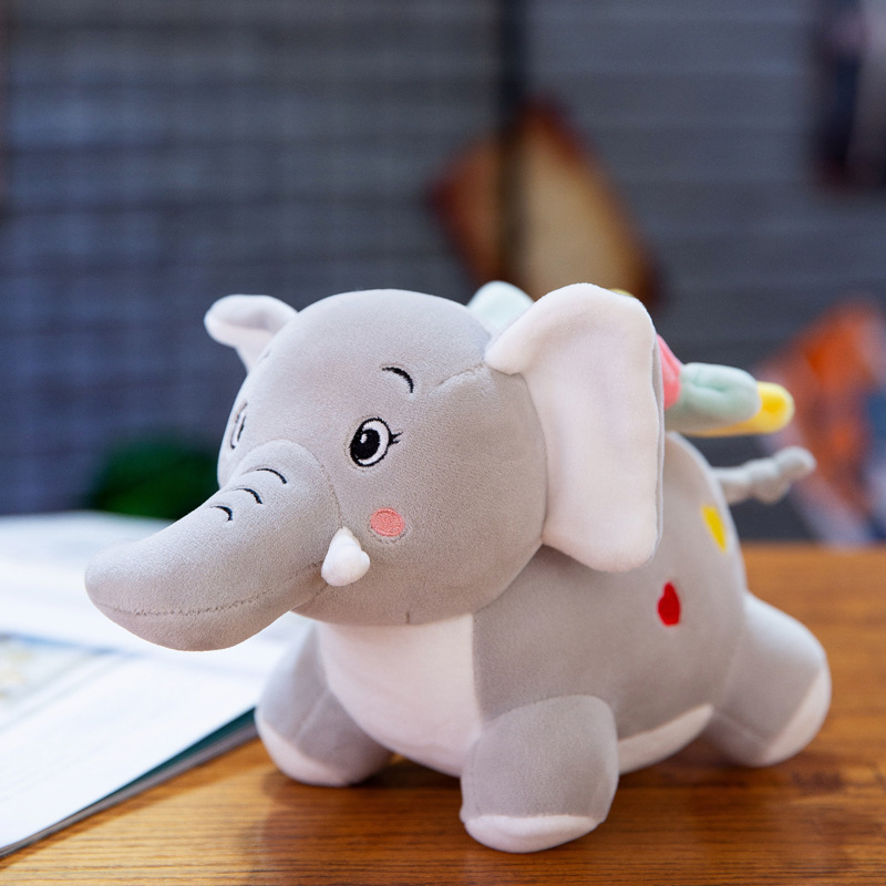 Gấu Bông Voi Cánh Tiên Lưng Tim Dễ Thương Siêu Mềm Mịn (25cm---&gt;40cm) Vải Miniso 4 Chiều Mềm Mại Êm Ái, Hàng Cao Cấp