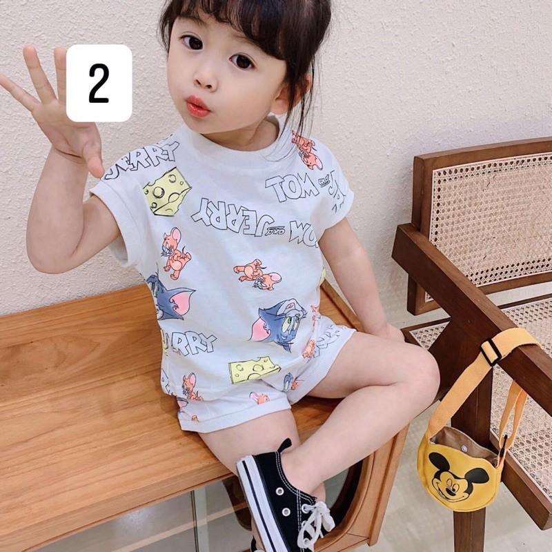 Bộ cotton mẫu mới cho bé gái