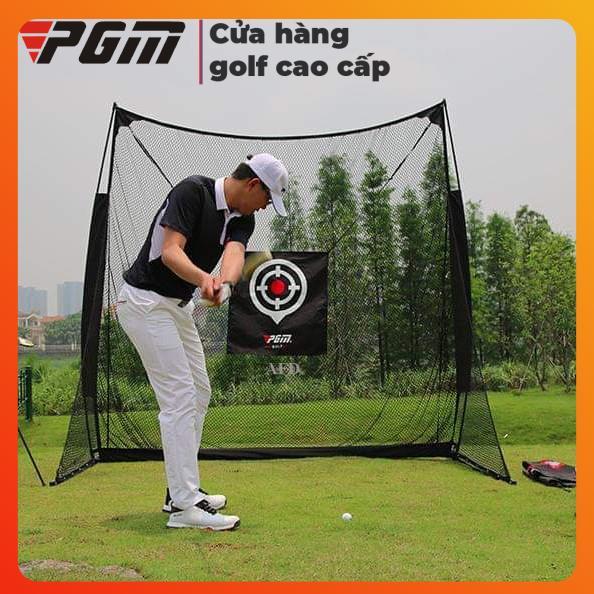 COMBO LƯỚI TẬP SWING GOLF LSW250 + THẢM TẬP 1.2x1.2 - NEW GOLF SWING TRAINER PRACTICE NET DOUBLE TARGET LSW250