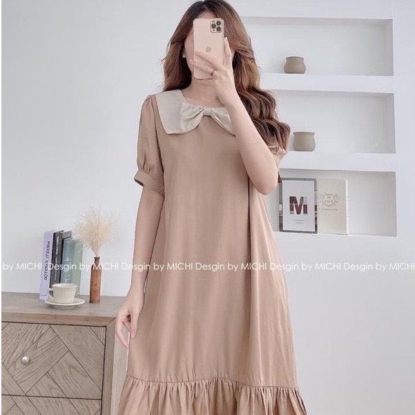 Váy bầu thiết kếchất lụa siêu nhẹ, siêu mát, siêu mềm, mặc không thích hoàn tiềnfree size 43~70kg