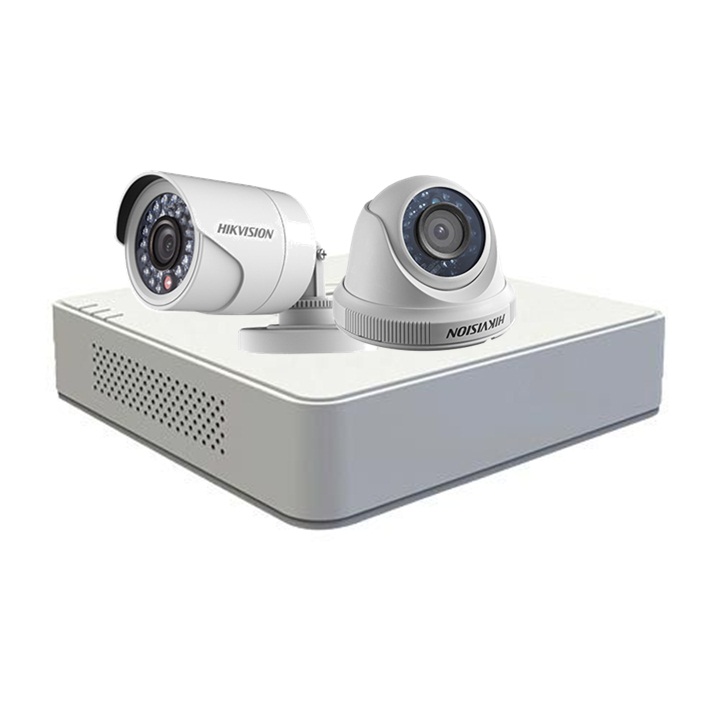 Bộ  2 camera chính hãng Hikvision  HD720P