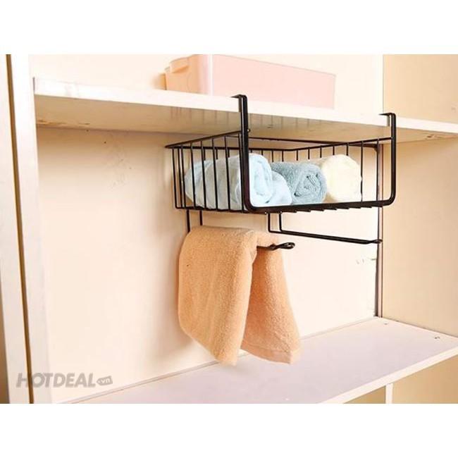 Kệ Sắt Đa Năng Treo Gầm Bàn