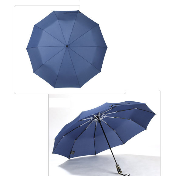 Hình ảnh ô dù đi mưa đi nắng cán ngắn tự động 2 chiều cao cấp chống thấm nước chống tia UV tuyệt đối