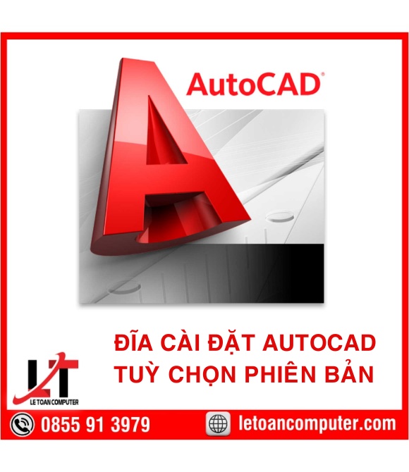 Đĩa Cài Đặt Phần Mềm Autocad Tuỳ Chọn Phiên Bản