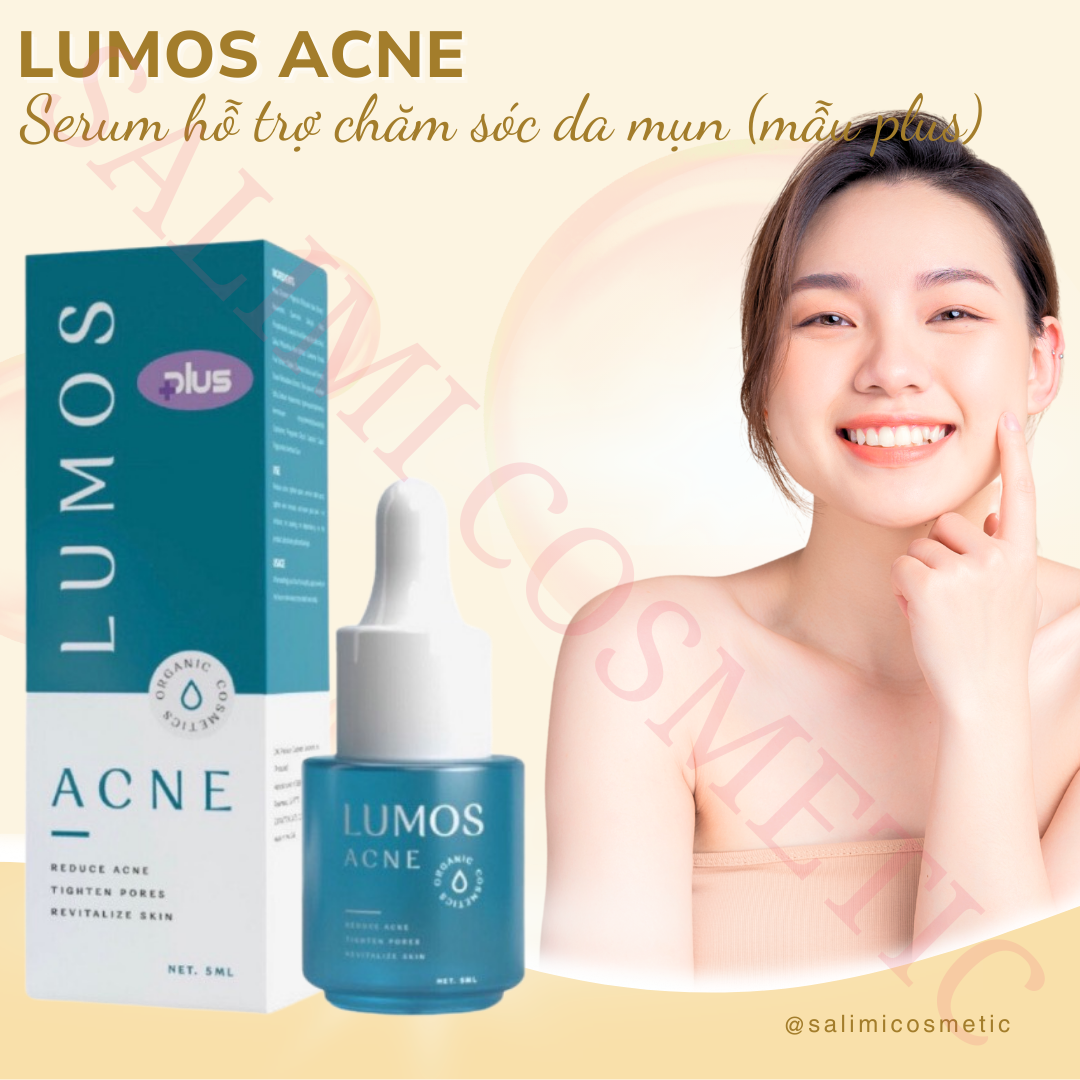 Hình ảnh Serum Chấm Mụn Lumos Acne 5ml Mẫu Plus Quyên Lara, Hỗ Trợ Chăm Sóc Da Mụn, Giúp Mờ Thâm, Giảm Mụn