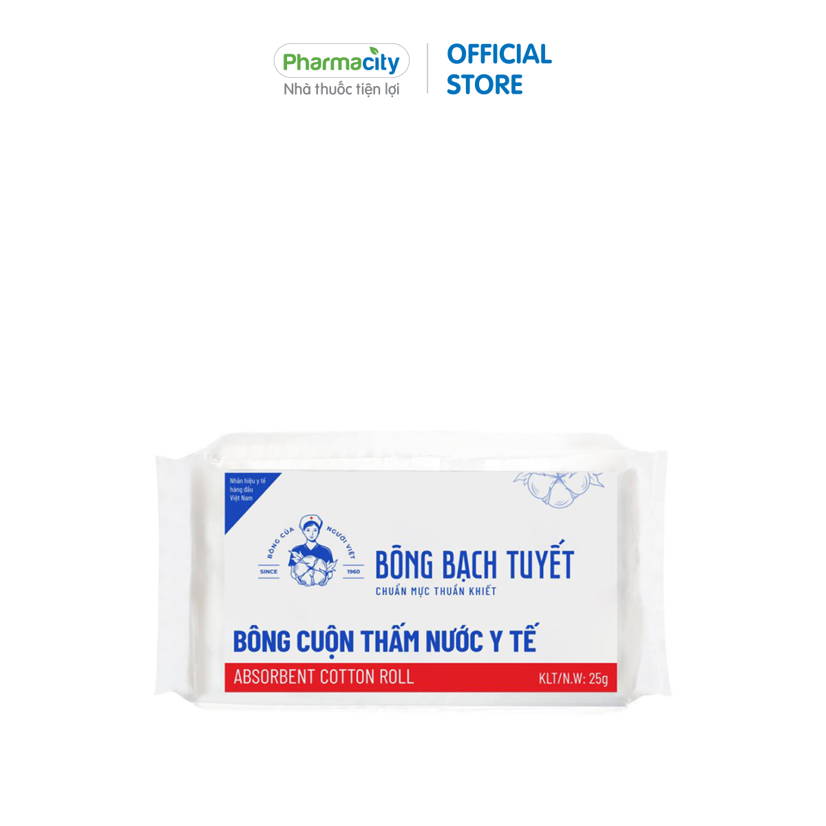 Bông y tế thấm nước Bạch Tuyết