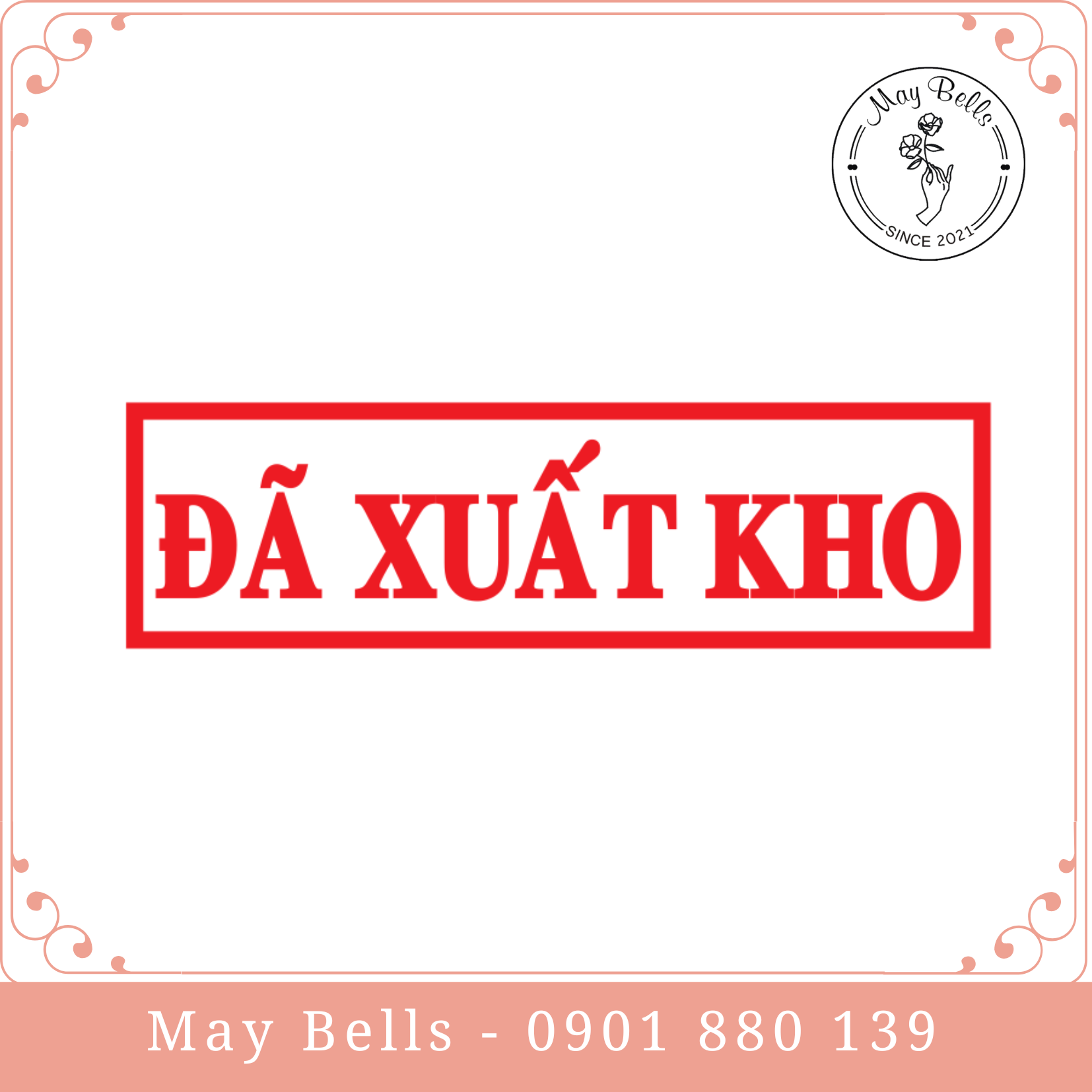 Dấu ĐÃ XUẤT KHO, Kèm Ngày Tháng Năm Có Sẵn Mực Xanh, Đỏ