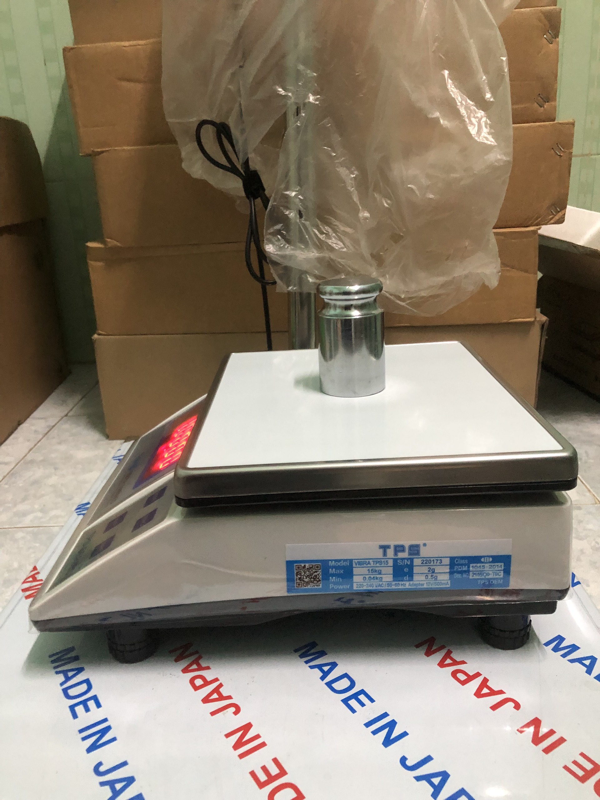 Cân Điện Tử VIBRA TPS 30 kg JAPAN