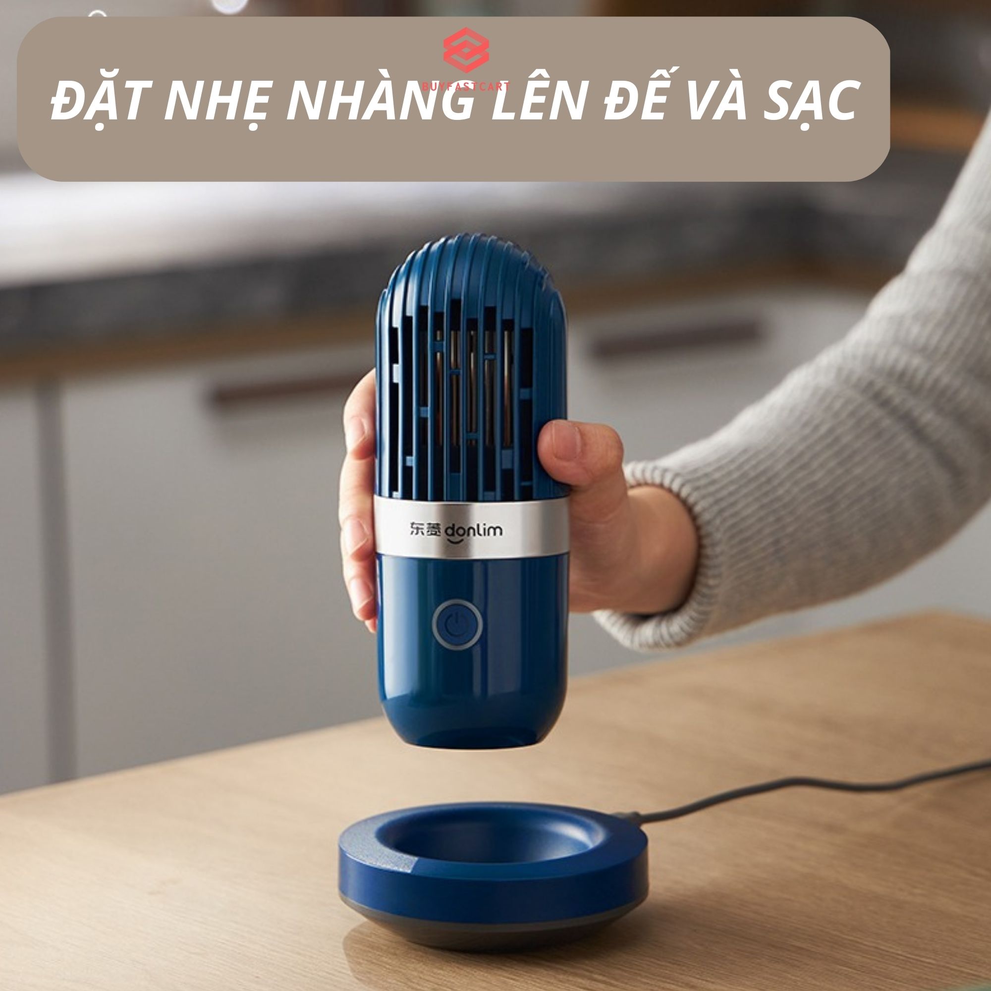 Máy khử khuẩn, làm sạch rau củ, thịt cá Buyfastcart Donlim, thiết bị đa năng bảo vệ sức khỏe cho bữa ăn gia đình bạn - Hàng chính hãng