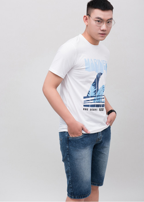 Quần Short Jeans Nam Cao Cấp RL-001