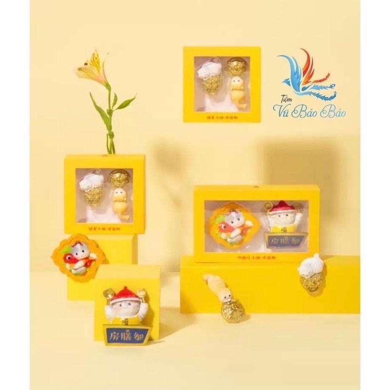 Văn hóa và sáng tạo mèo 3D ba chiều tính cách sáng tạo nam châm tủ lạnh