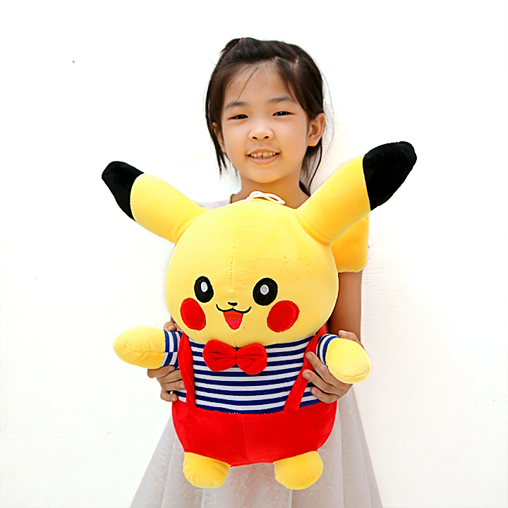 Gấu bông Pikachu xinh xắn gấu bông sóc nhí - Tặng khẩu trang thời trang vải Su màu ngẫu nhiên