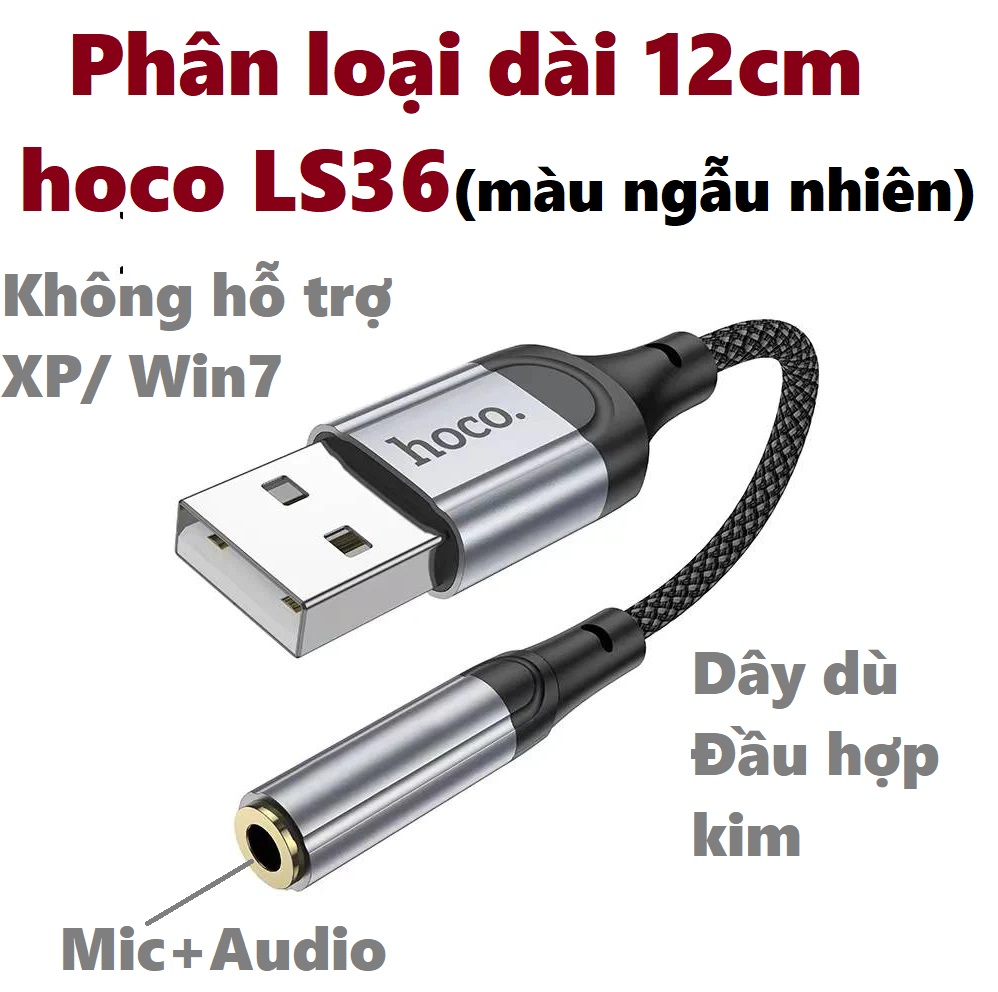 Card âm thanh chuyển Usb ra 1 cổng 3.5mm hỗ trợ mic Vention CDNH0 / CDJHB / CDZB0 - Hàng chính hãng