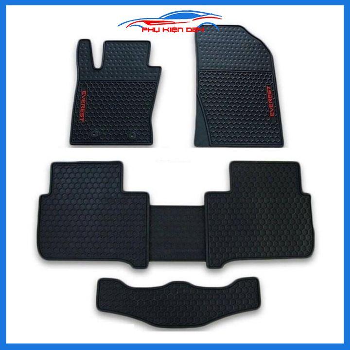 Lót sàn ô tô cao su Everest 2018-2019-2020-2021-2022 không mùi chống trơn trượt