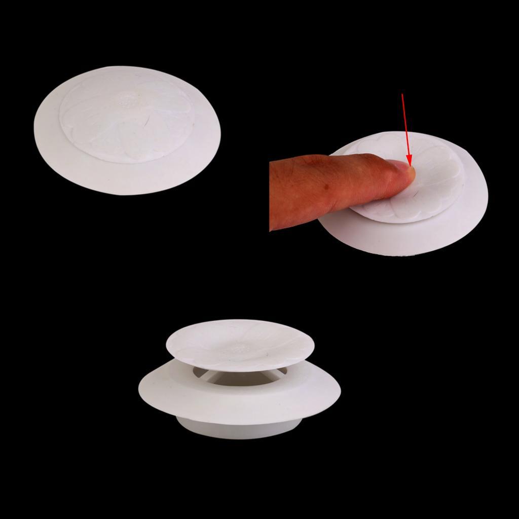 8X Rubber Kitchen Sink Drain Stop Strainer Basin Plug Cover Bathroom Supplies