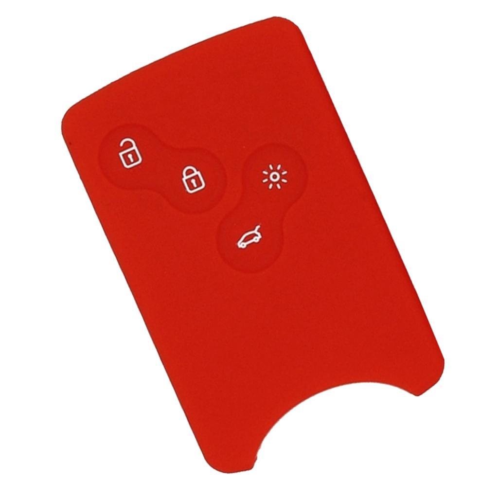Key Fob 4 Buttons Silicone Protector Cover Case For