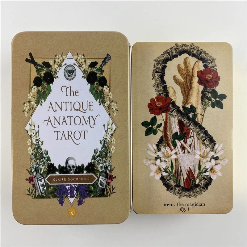 Bộ bài The Antique Anatomy Tarot Hộp sắt