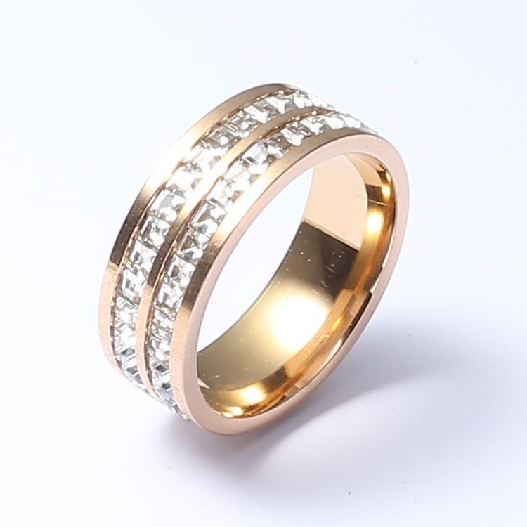 Nhẫn Titan PT Jewelry &amp; Accessories N21 Women Nữ không đen không gỉ - Cao Su chiếc trang sứ