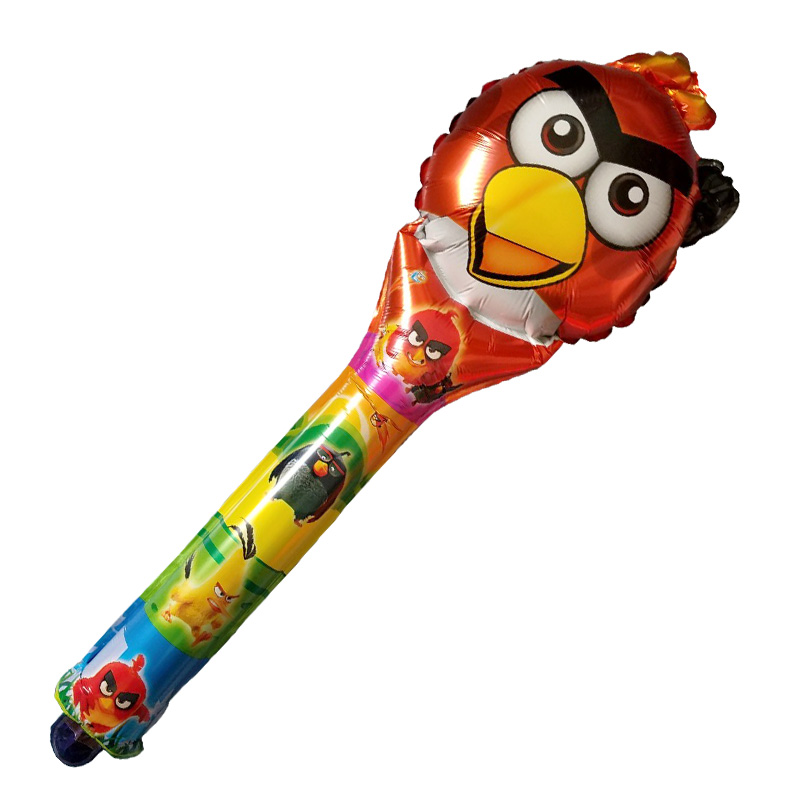 Bong bóng cầm tay 70cm hình Angry bird