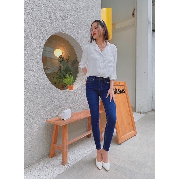 Quần jean nữ skinny co giãn 4 chiều