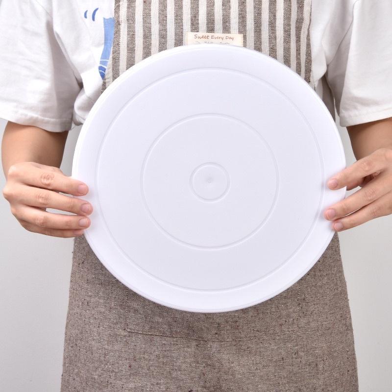 Bàn Xoay Bánh Kem Nhựa Cao Cấp Chống Trượt đế Silicon