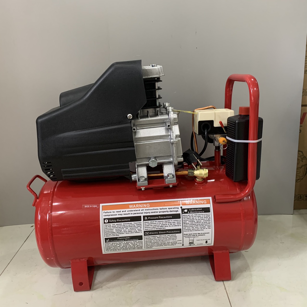 MÁY NÉN KHÍ CÓ DẦU 3.5HP 35L PANDA PT-4735 - HÀNG CHÍNH HÃNG