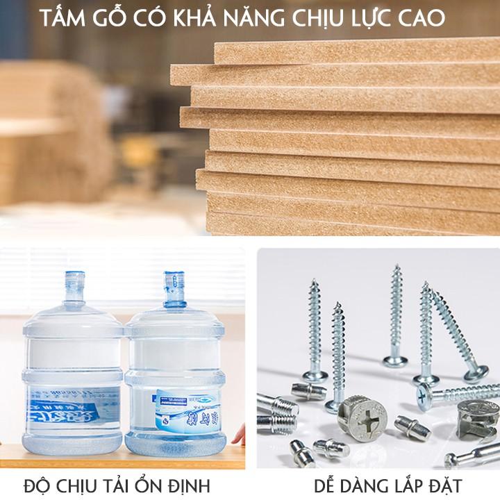 Bàn Học Chữ A Có Kệ Sách 3 Tầng Có Ngăn Kéo - Bàn Học Gỗ Chống Thấm Nước