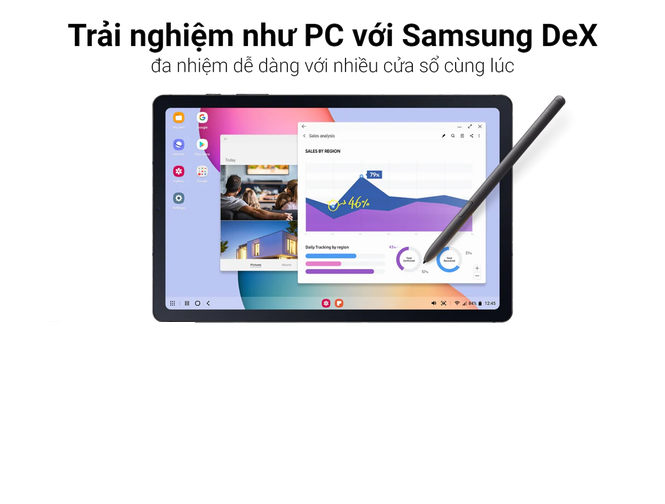 Máy tính bảng Samsung Galaxy Tab S6 Lite (4GB/64GB) - Hàng chính hãng