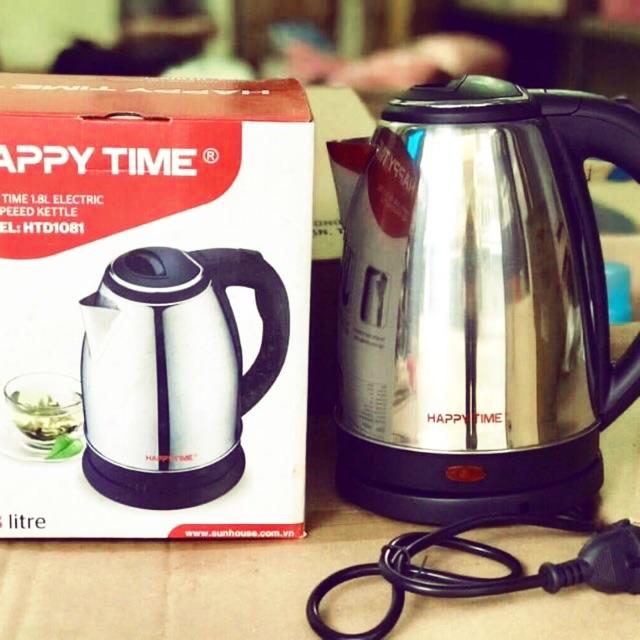 Ấm đun siêu tốc Happy time 1L8, Ấm điện đun nước