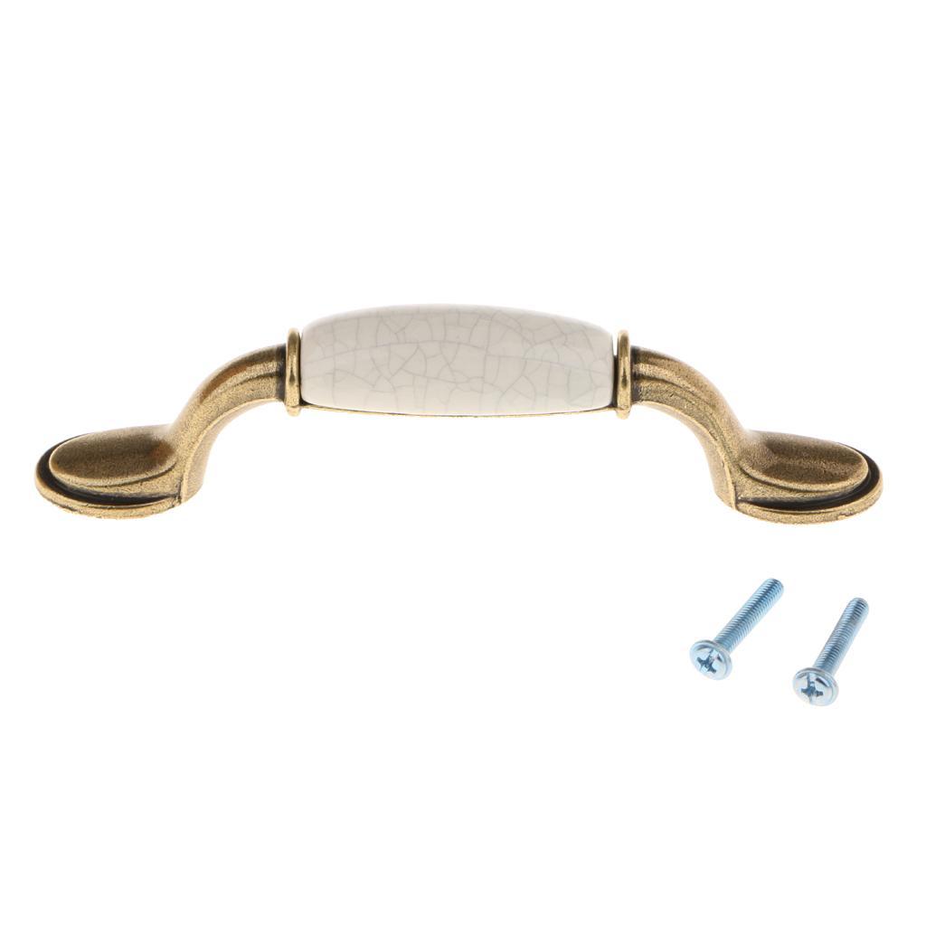 5 Pieces Vintage Elegant Cabinet Pull Knobs Door Handle