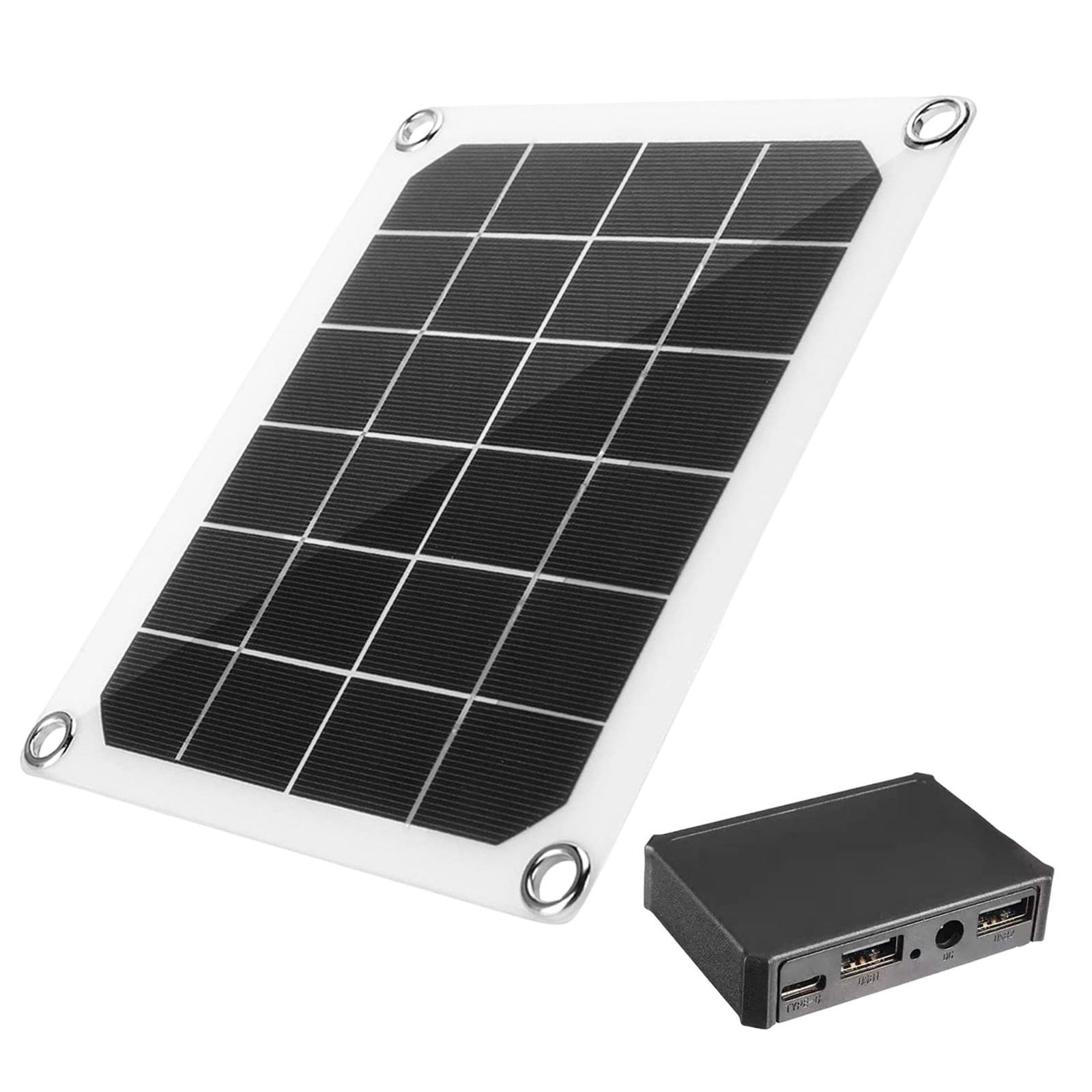 10W Solar Panel  Portable Solar Charger for Car Mobile Phone Power Bank