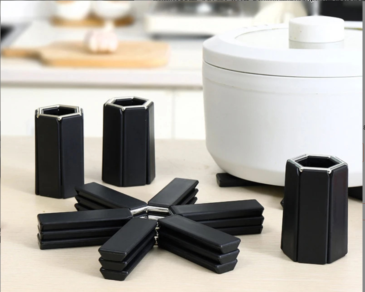 Miếng lót nồi lót cốc chịu nhiệt thông minh gấp gọn tiện lợi