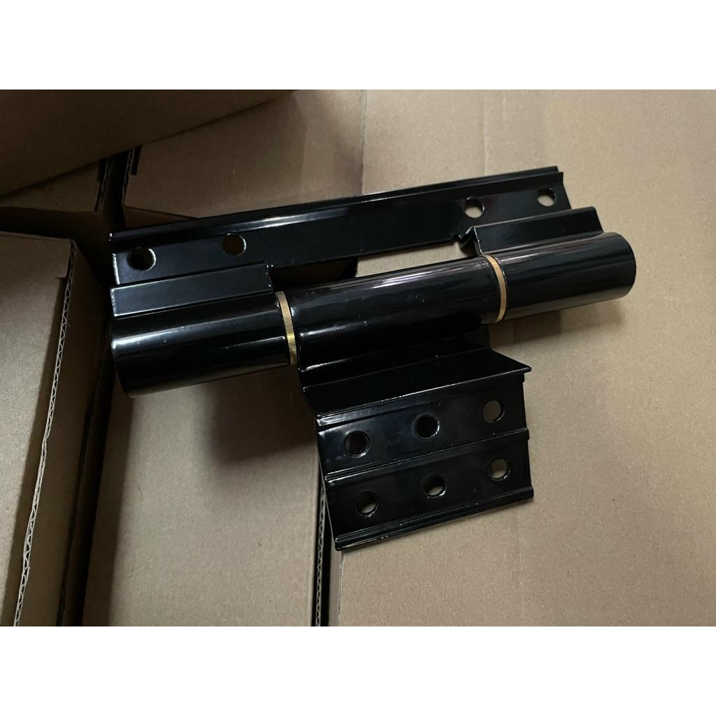 Bản lề 4D 15cm KinLong màu đen cho cửa nhôm XingFa