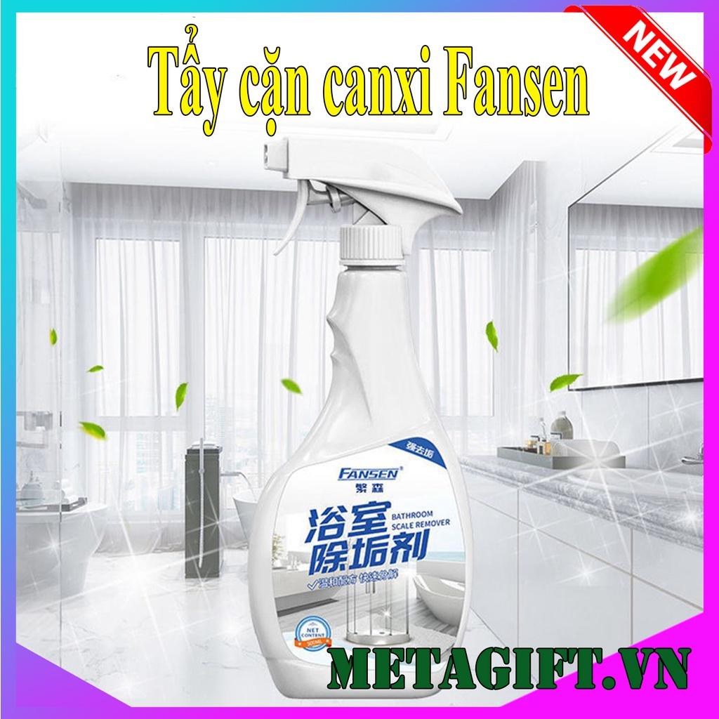 Tẩy cặn canxi nhà tắm, tẩy sạch cặn canxi bám trên vòi sen inox, vách kính, bồn sứ, gương soi