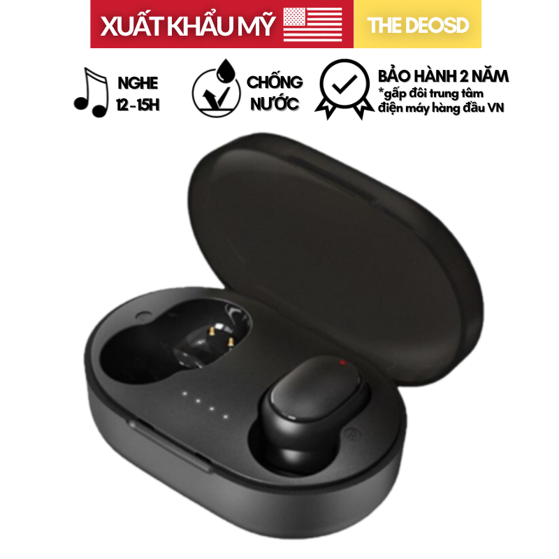 | Xuất Khẩu Mỹ - Nghe 12-15h | - Tai Nghe Bluetooth TWS Không Dây Có Mic Đàm Thoại - The Deosd TD-A200S C2-X3S - Hàng Chính Hãng