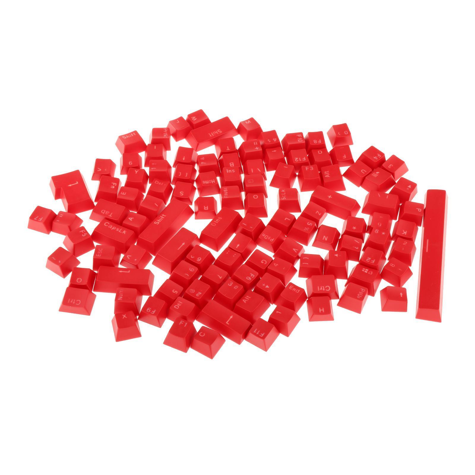 2 Set 108Pcs/Set ABS Colorful Keycaps for Mechanical Keyboard