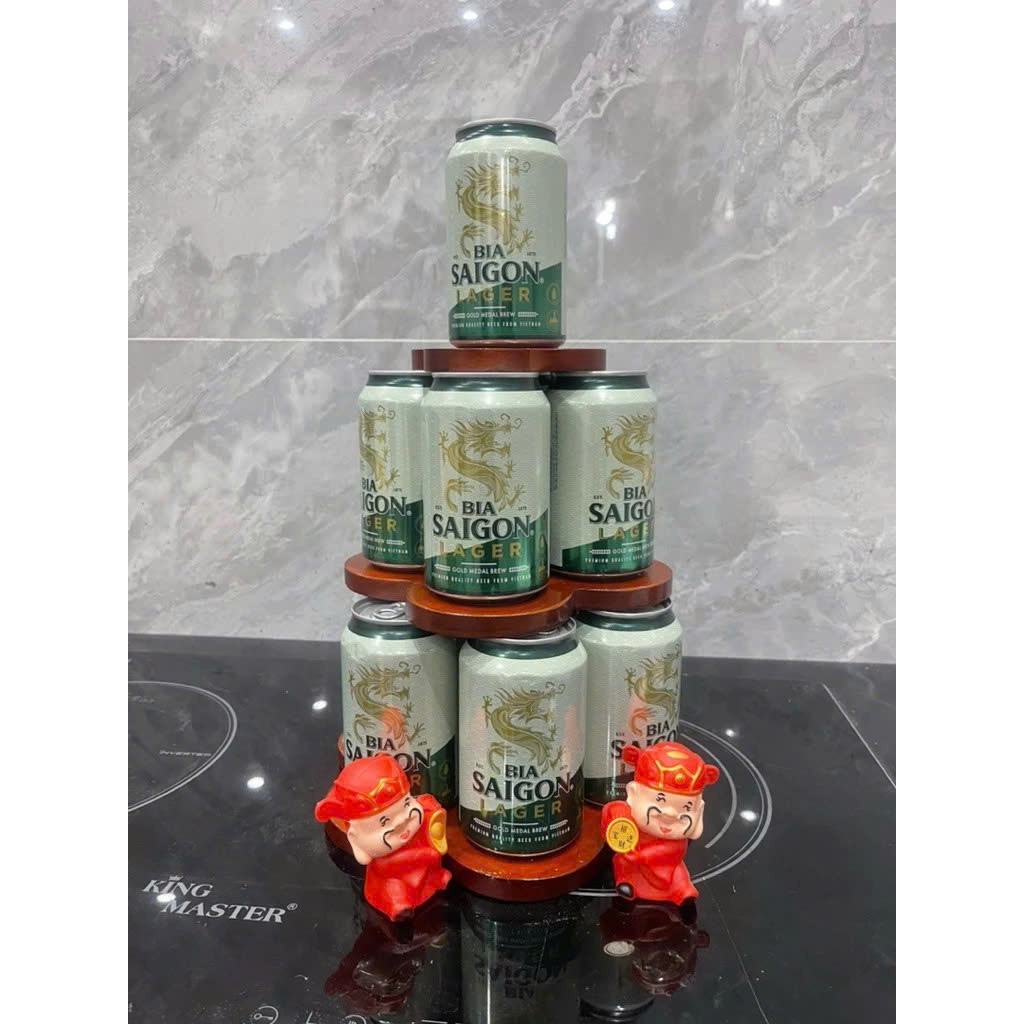 Tháp Bia Gỗ 3 Tầng Cao Cấp – Kệ Bày Bia Nước Ngọt Trang Trí Ban Thờ Lễ Tết Sang Trọng, Tiện Lợi - HÀNG CHÍNH HÃNG MINIIN