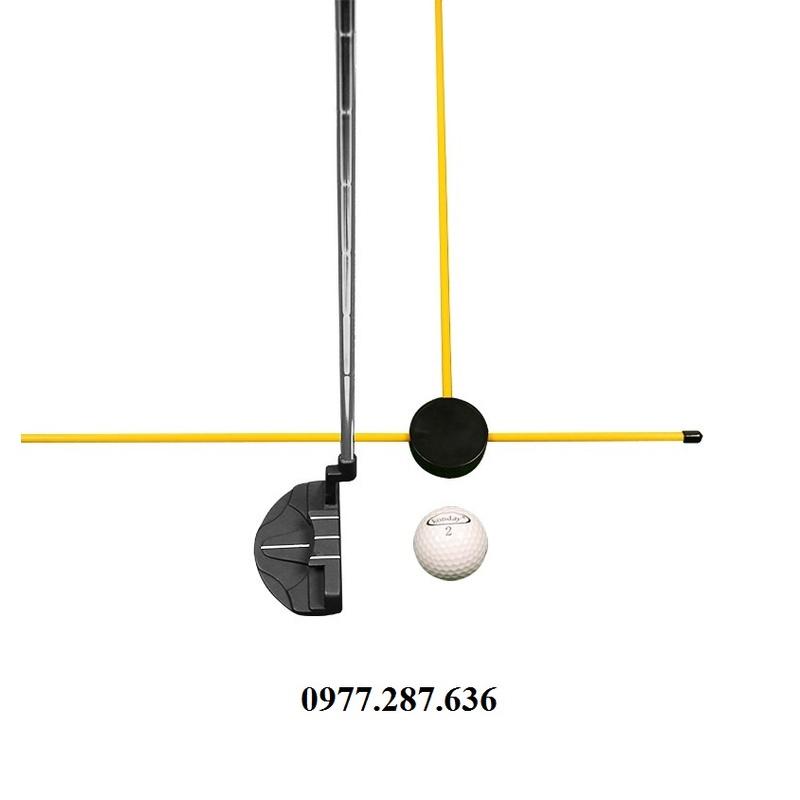 Que định hướng golf tập swing và put chỉ hướng bóng chỉnh tư thế lưng chuẩn dụng cụ tập golf tại nhà QH001