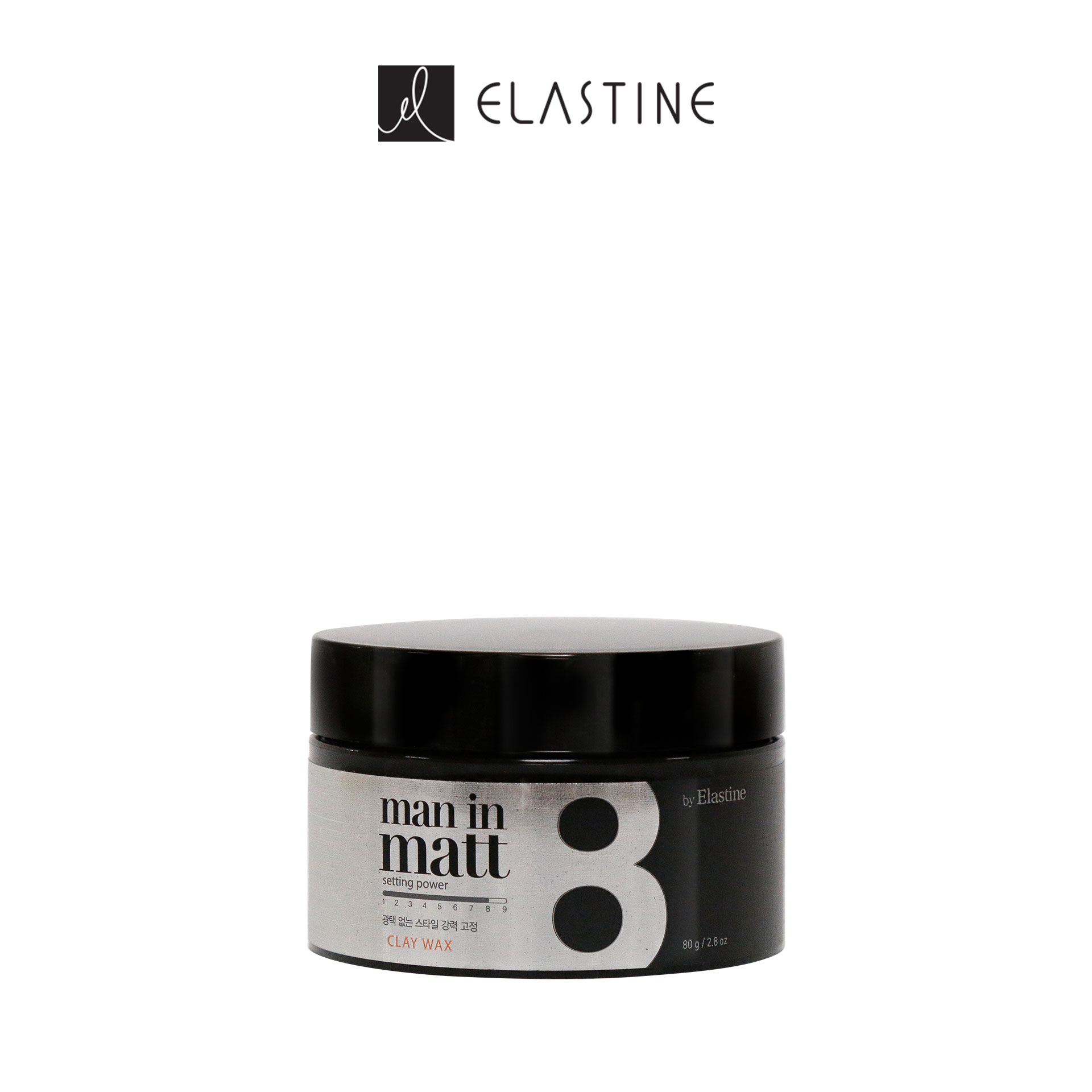 Sáp tạo kiểu tóc cho Nam Elastine Man in Matt Clay - dành cho tóc ngắn mảnh 80g